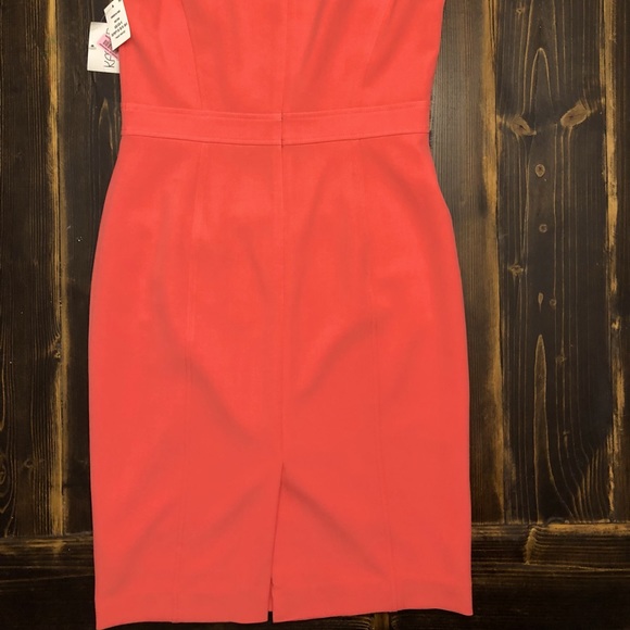 Dillards KASPER Beautiful Nectar/Coral Sheath Dress w/Banded Waist- Full Lining - Picture 9 of 9